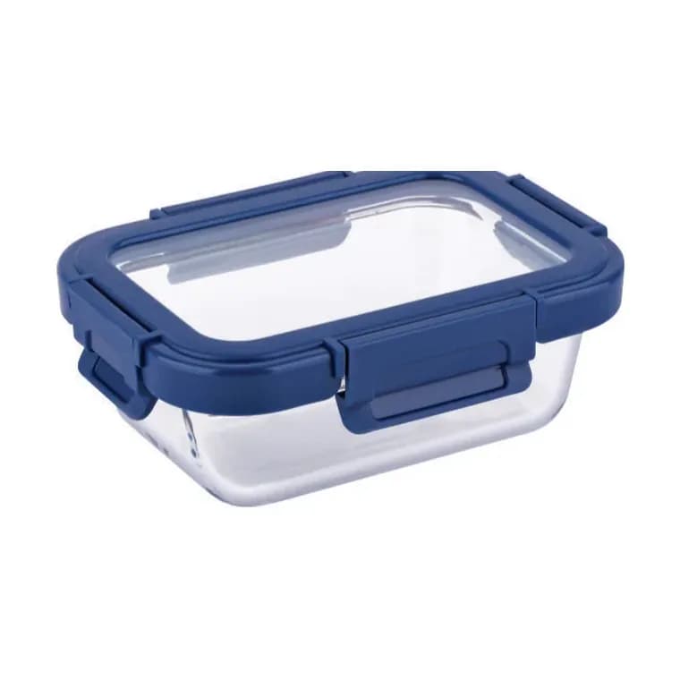 Food Fresh Rectangle Glass Container 370 ml