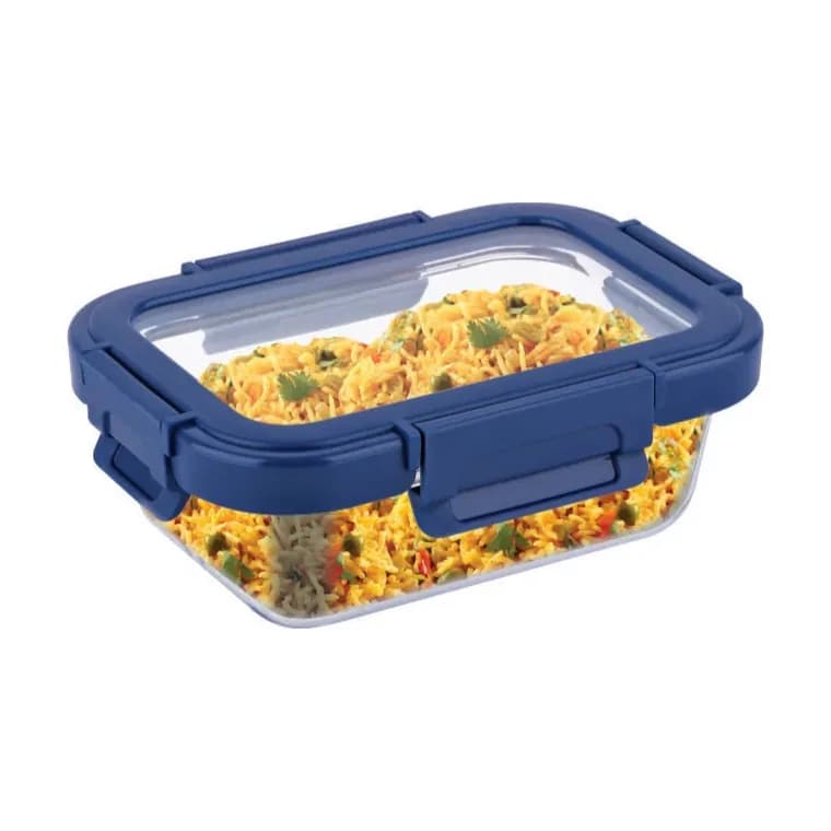 Food Fresh Rectangle Glass Container 640 ml