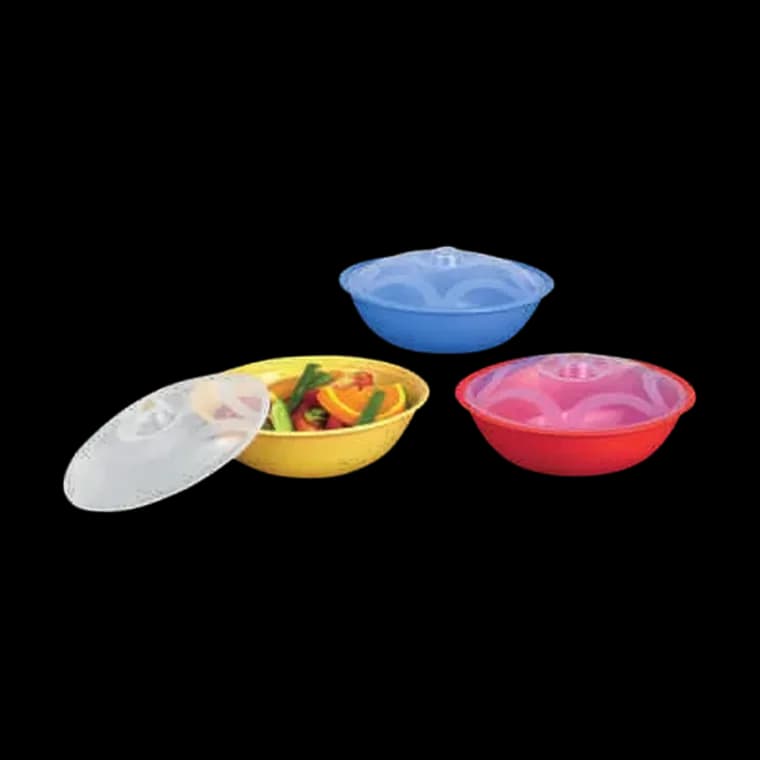 Microwave Bowl with Lid (3 Pcs. Set)