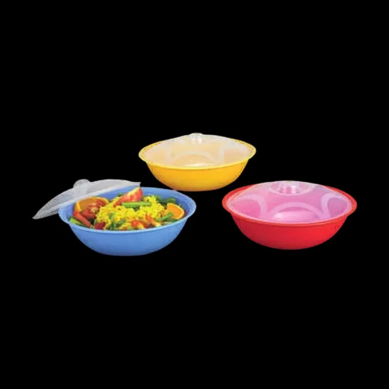 Microwave Bowl with Lid (2 Pcs. Set)