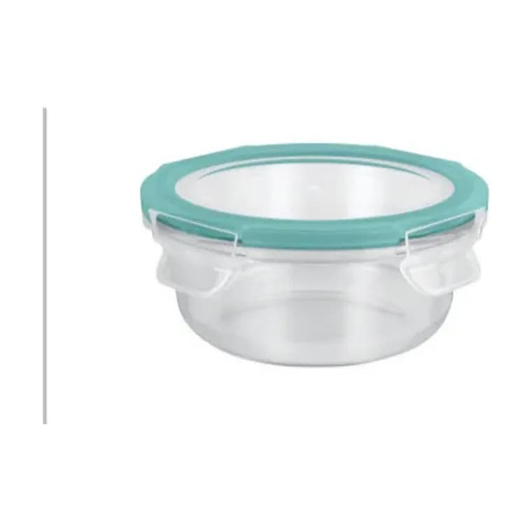 Lock & Fresh Round Glass Container 400 ml