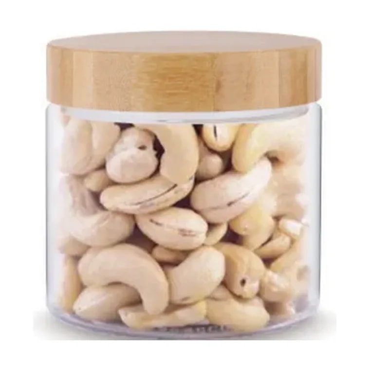 Just Jars Screw Cap Glass Jar with Bamboo Lid 300 ml