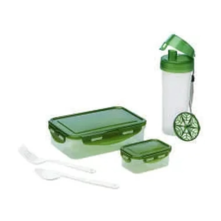 Combo Pack 401 Lunch Box With Drink N Fresh Glass
