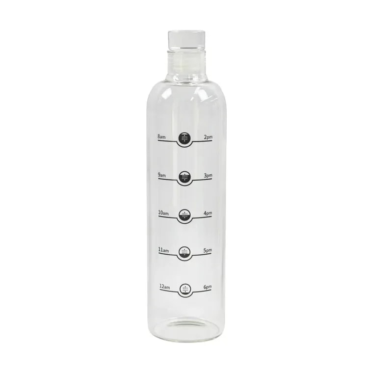 Ozone Glass Bottle with Glass Lid 1 Ltr