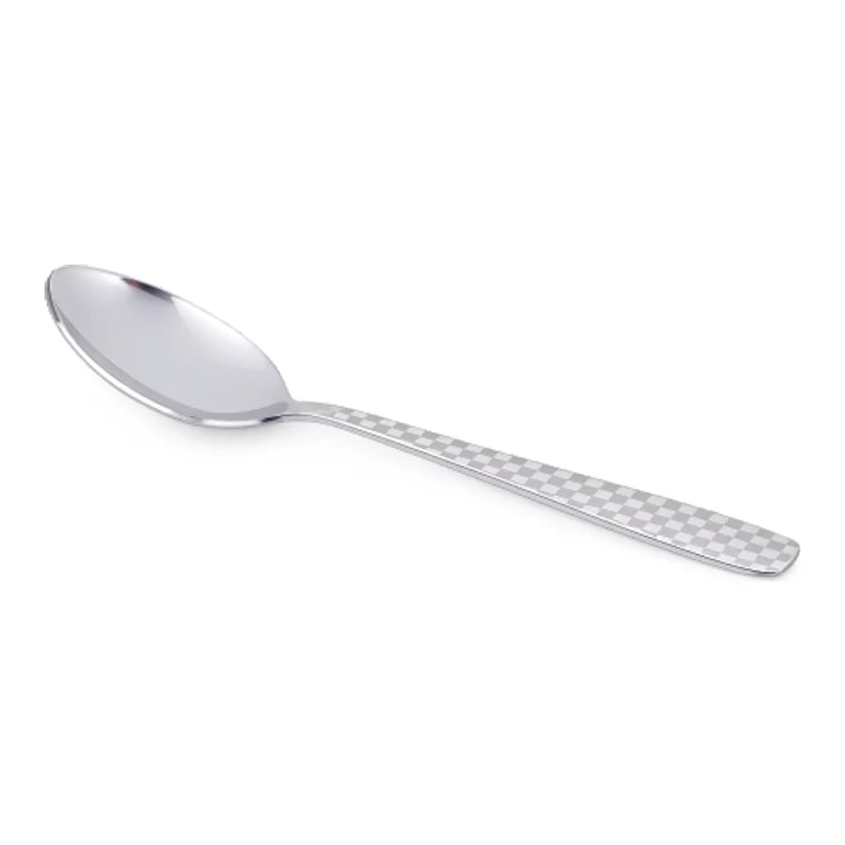 Galaxy Laser stainless steel spoon with laser-etched handle