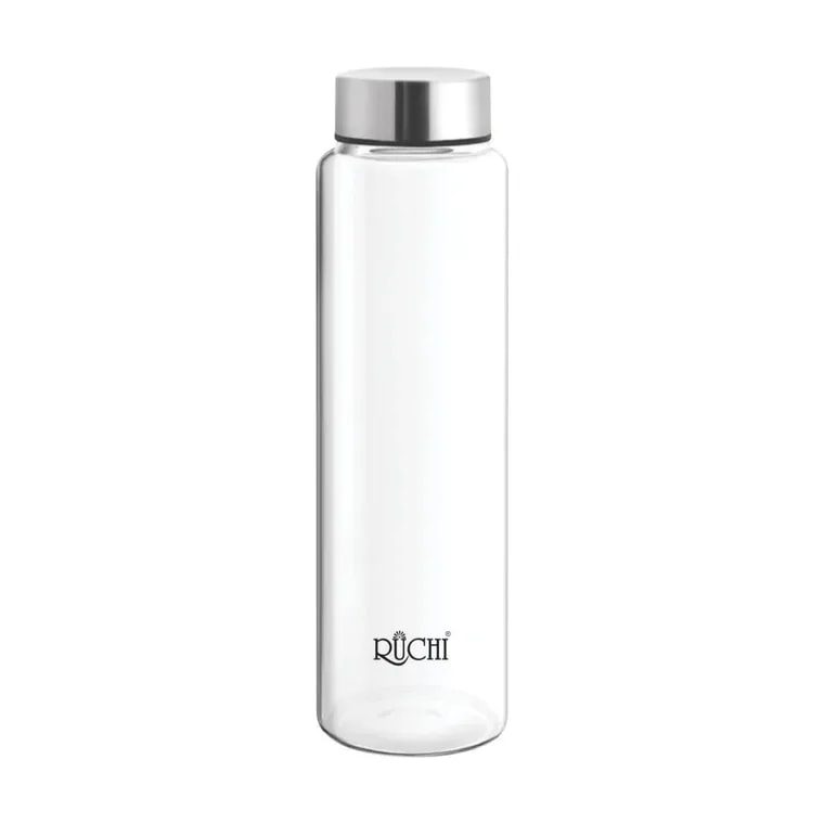 Aquatic Glass Bottle with Steel Lid 1 Ltr