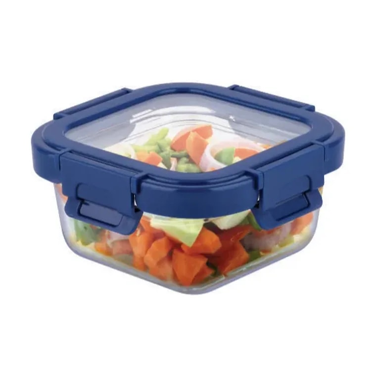Food Fresh Square Glass Container 530 ml