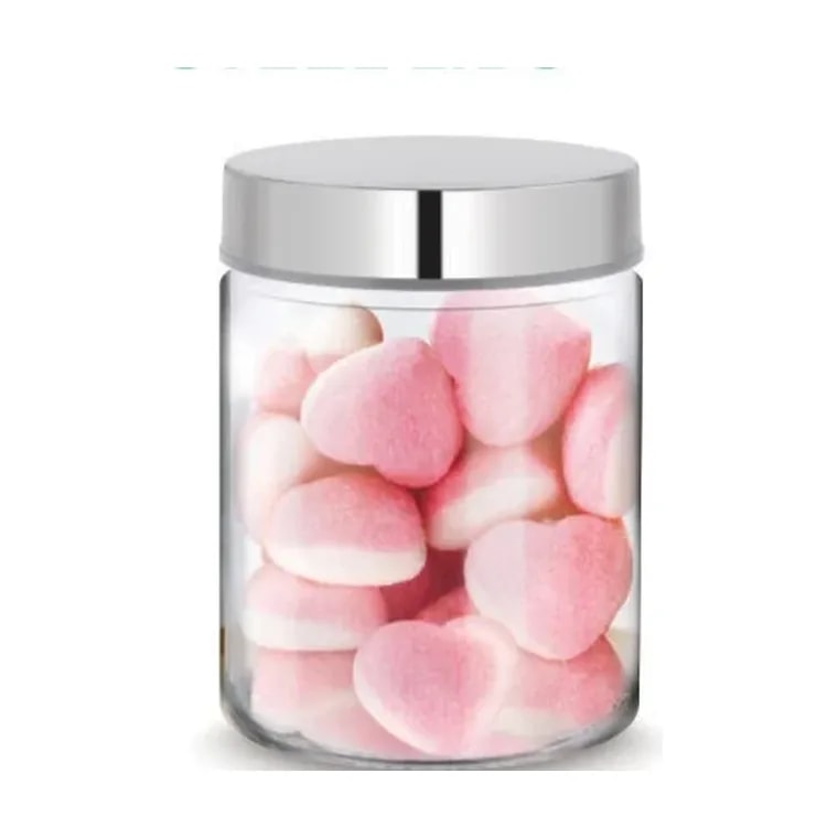 Just Jars Screw Cap Glass Jar with Stainless Steel Lid 600 ml