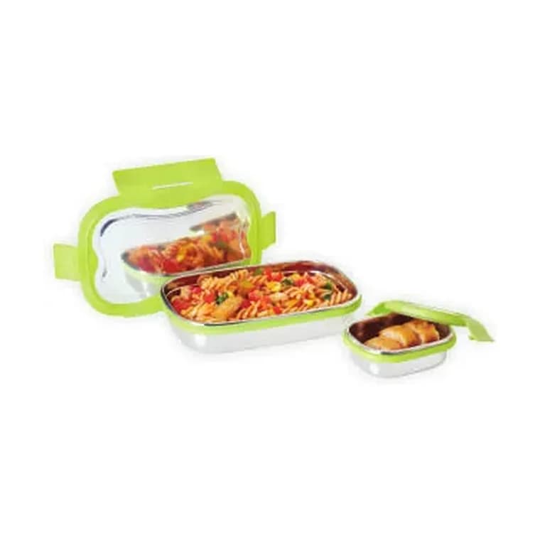 Lunch Mate Stainless Steel Tiffin with Inner Steel Dabbi