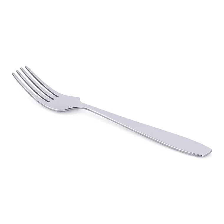 Sober Plain Stainless Steel Dessert Fork